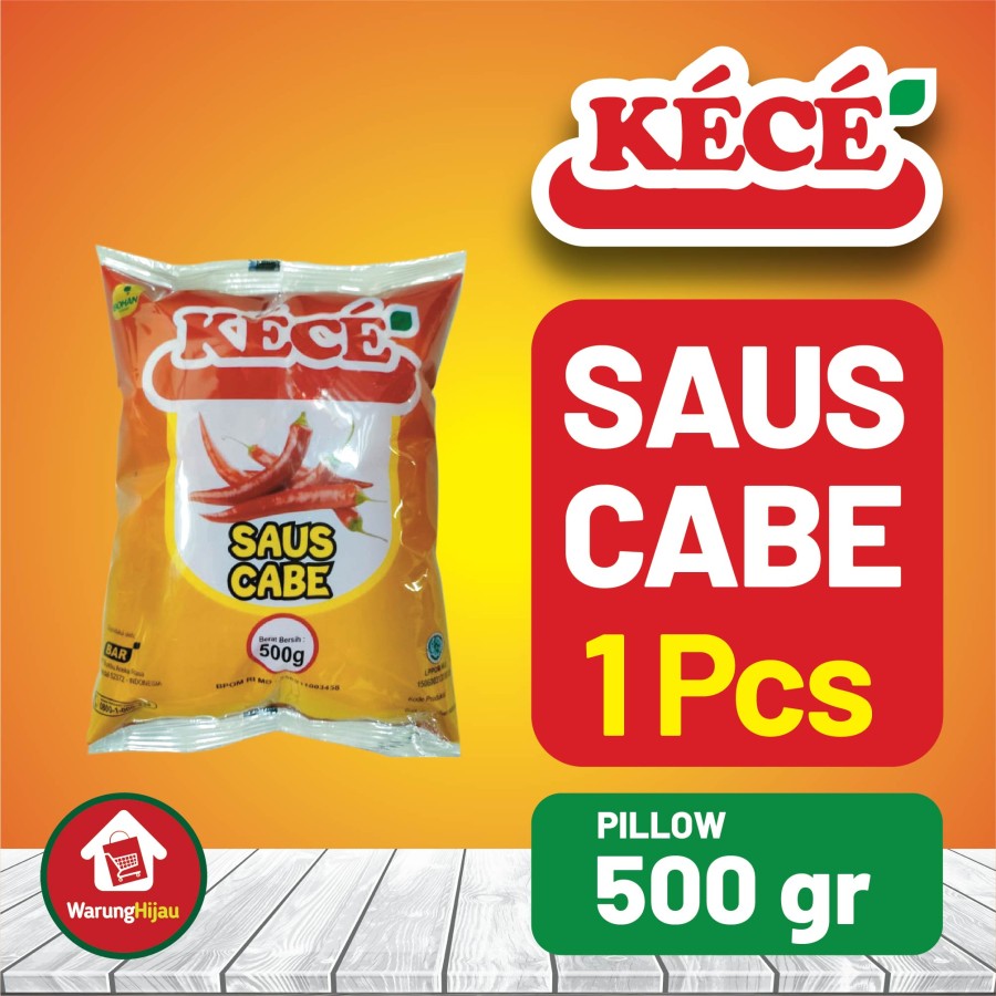 Saus Cabai KECE pillow 500 gr Rp 7.700